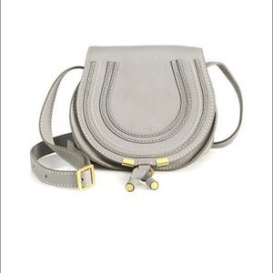 Chloe Small Marcie Leather Bag Saddle Crossbody I… - image 1